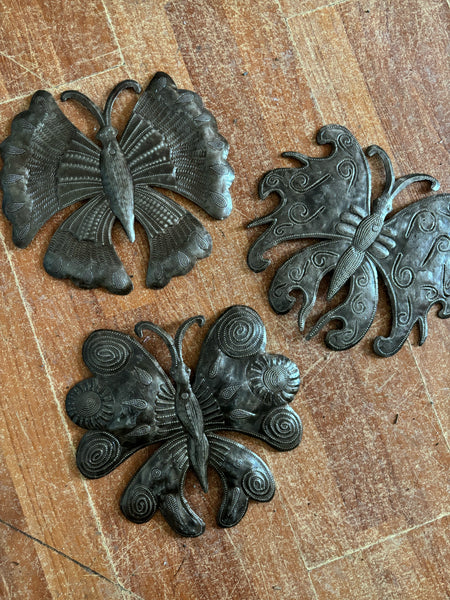 Butterfly metal art