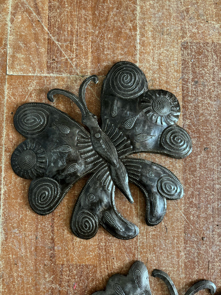 Butterfly metal art