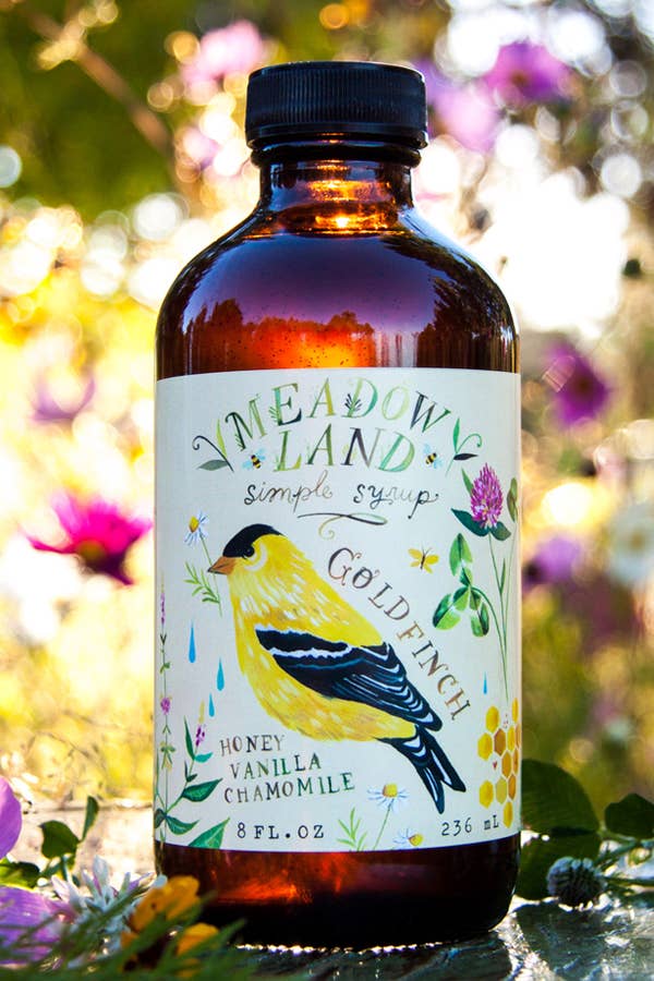Meadowland Syrup: Goldfinch Honey Vanilla Chamomile