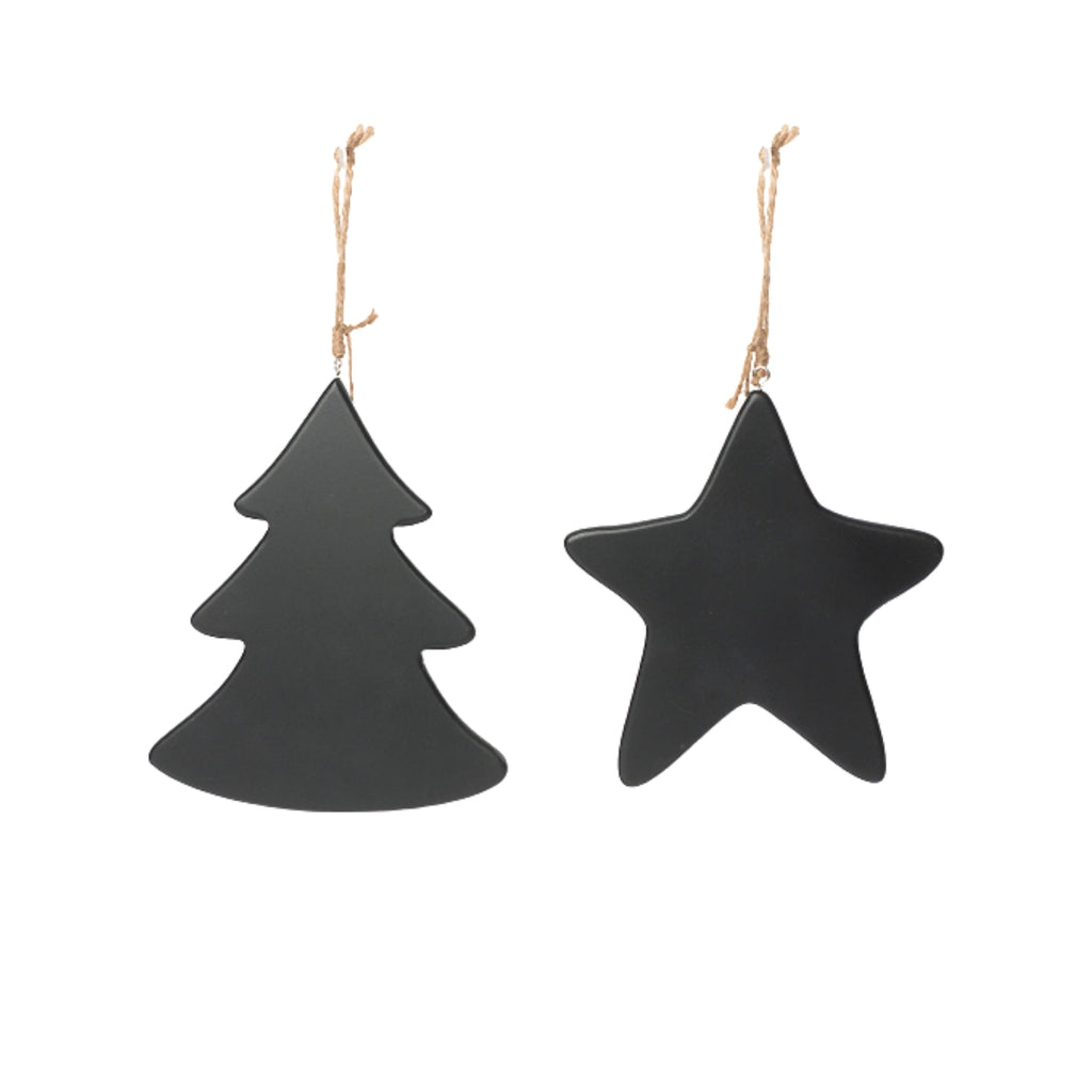 Chalkboard ornaments