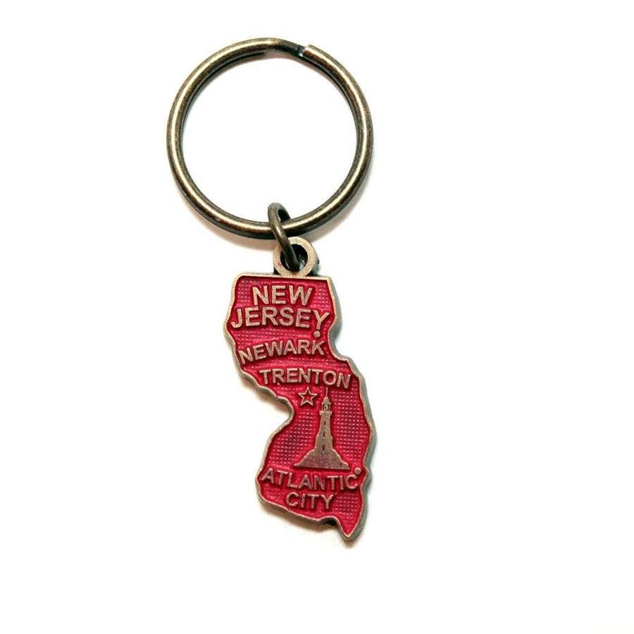 New Jersey Keychain