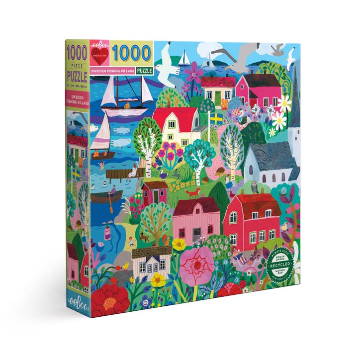 Swedish Fishing Village 1000 piece puzzle