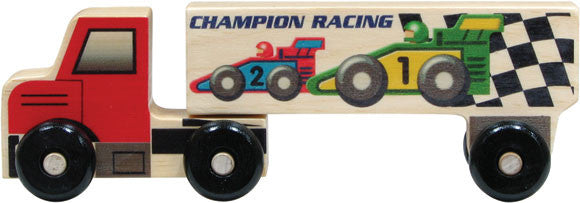 Wooden Semi Truck