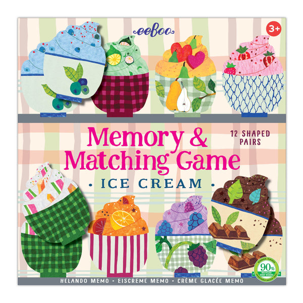 Ice Cream Memory & Matching Game