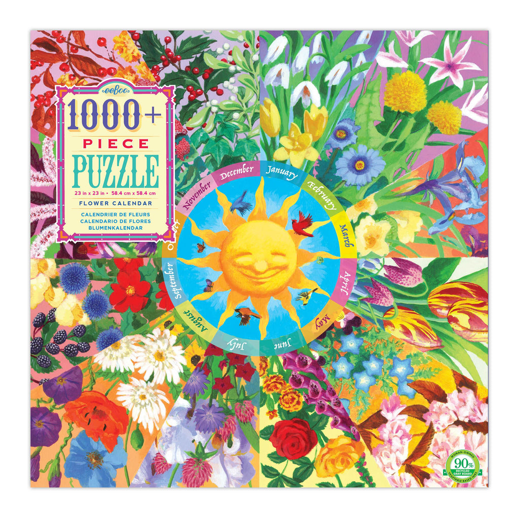 Flower Calender 1000 piece puzzle