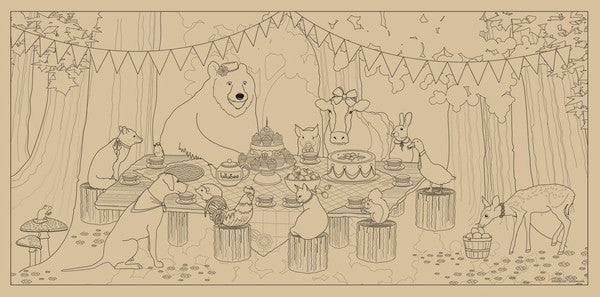 Giant Coloring Mural - Through the Moongate and Over the Moon Toys