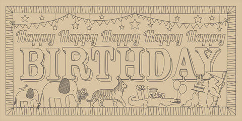 Giant Coloring Mural - Through the Moongate and Over the Moon Toys