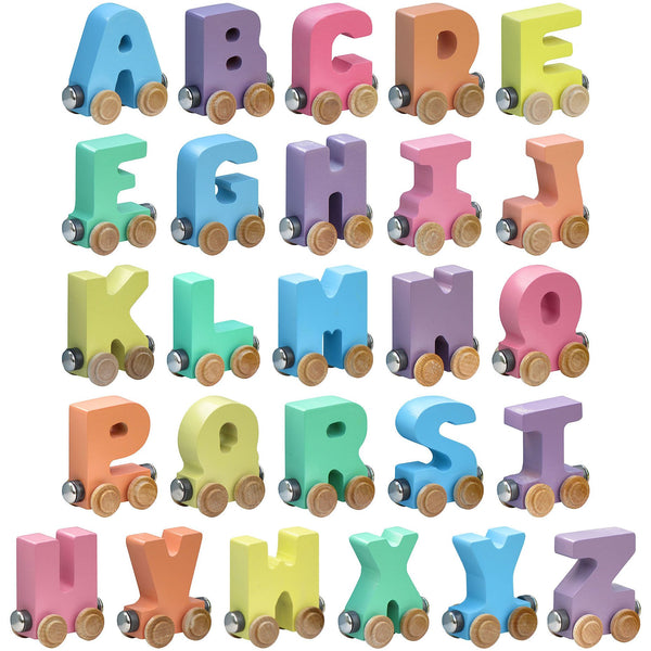 Name Train Letters - Pastels - Through the Moongate and Over the Moon Toys