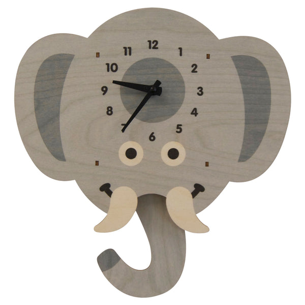 Whimsical Wooden Pendulum Clocks