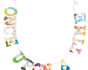 Upcycled Board Book Garlands