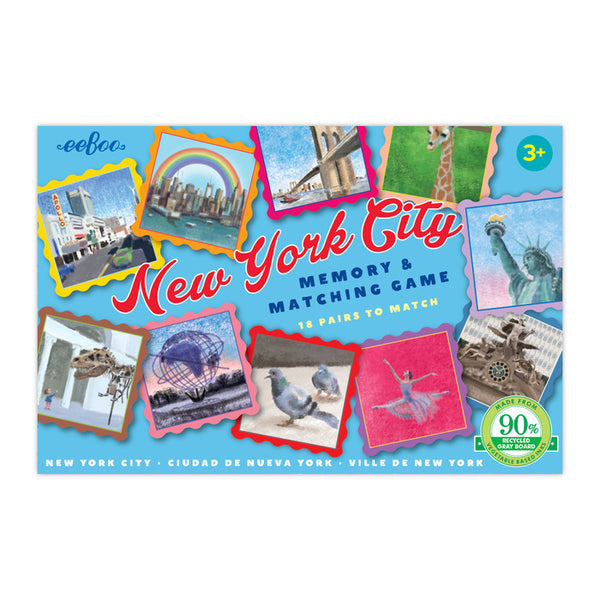 New York City Little Memory & Matching Game