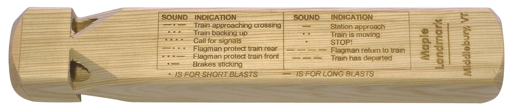 Train Whistle with Blast Chart