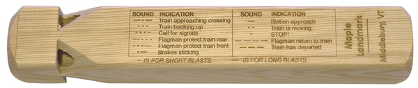 Train Whistle with Blast Chart