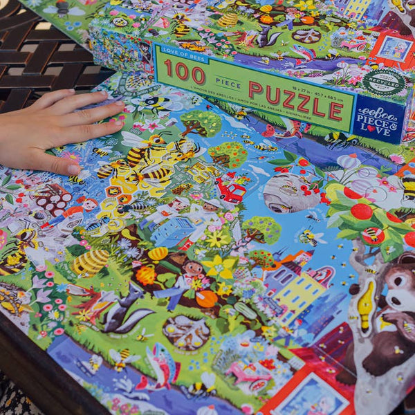 Love of Bees 100 piece Puzzle
