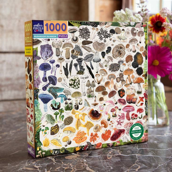 Mushrooms Rainbow 1000 piece puzzle