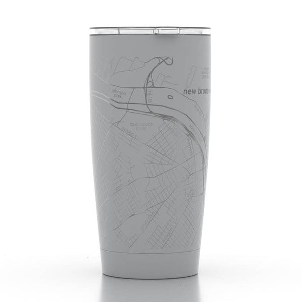 New Brunswick, NJ Map Insulated Tumbler