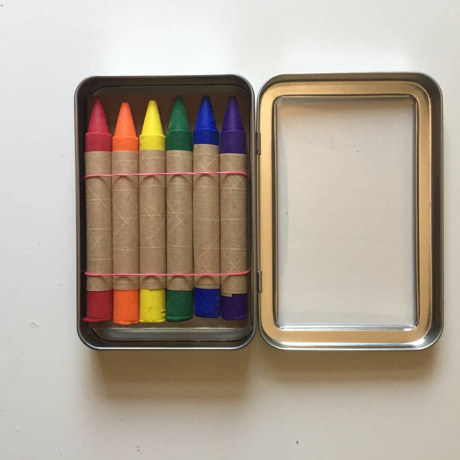 Soy & Beeswax Crayons in Tin
