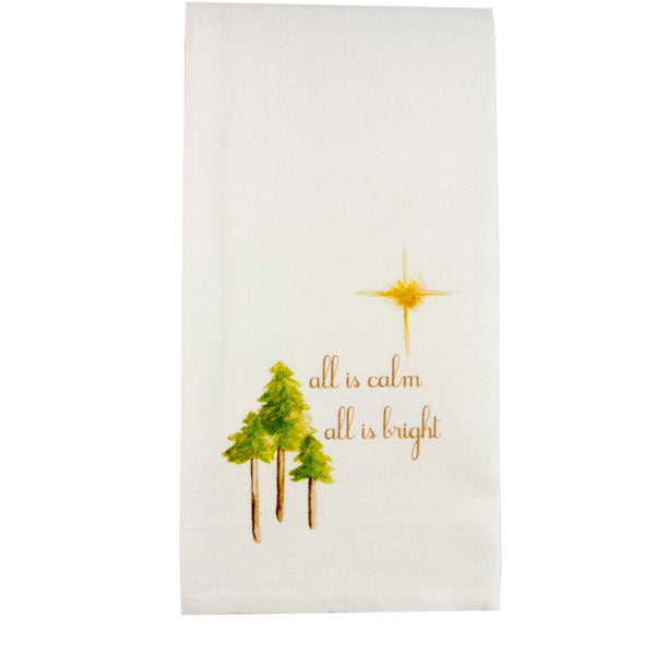 Winter Holiday Dish Towel