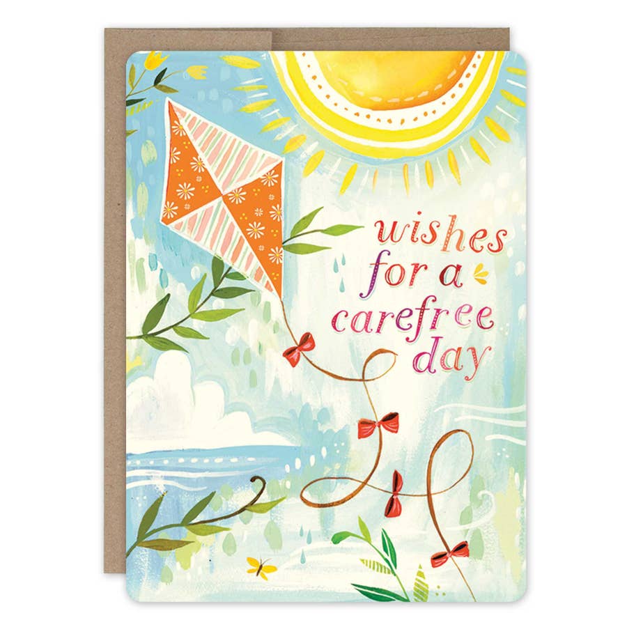 Kite in Sky Birthday Card