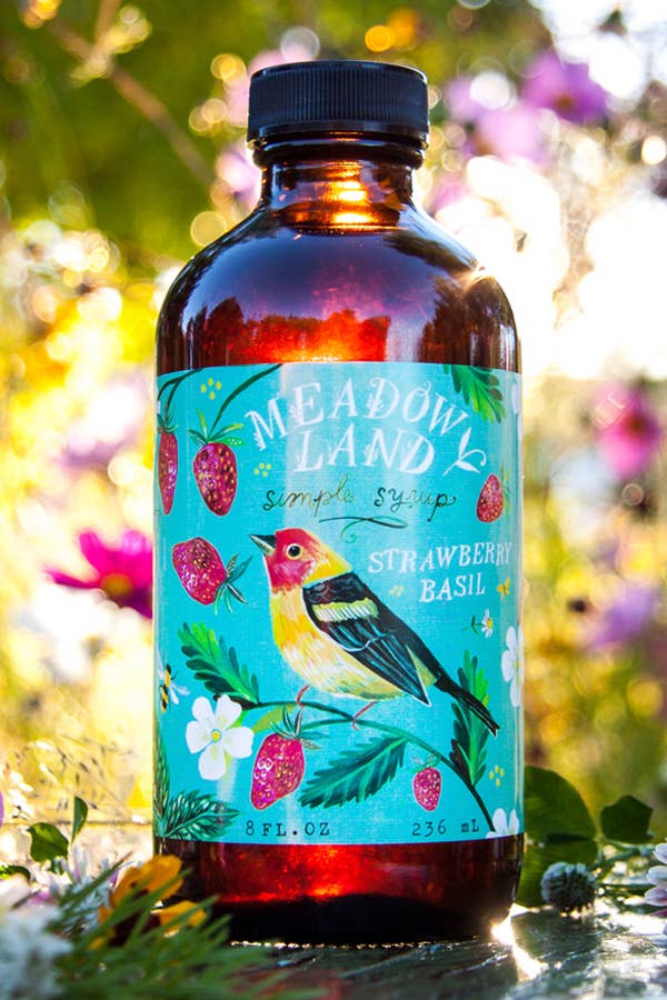 Meadowland Syrup: Tanager Strawberry Basil