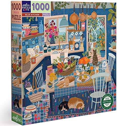 Blue Kitchen 1000 piece puzzle