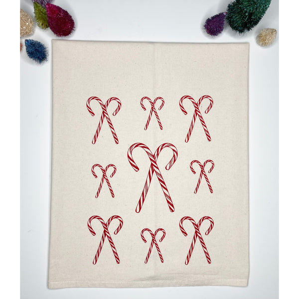 Sprouted Designs Winter Holiday Flour Sack Dish Towel