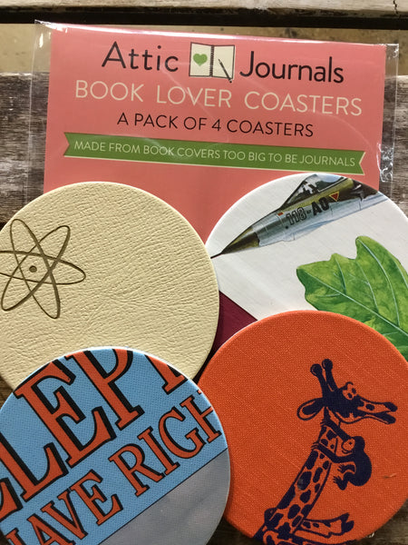 Book Cover Coaster set