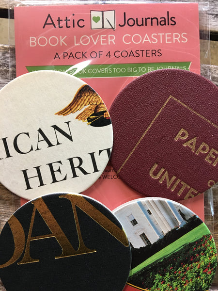 Book Cover Coaster set