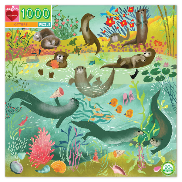 Otters 1000 piece puzzle
