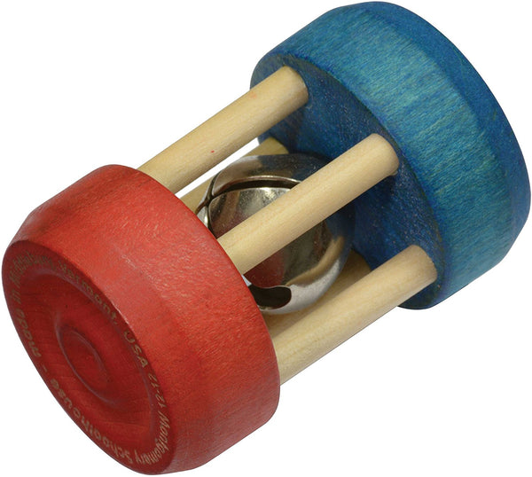Natural Wooden Rattle - Through the Moongate and Over the Moon Toys