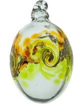 Hand Blown Glass Egg