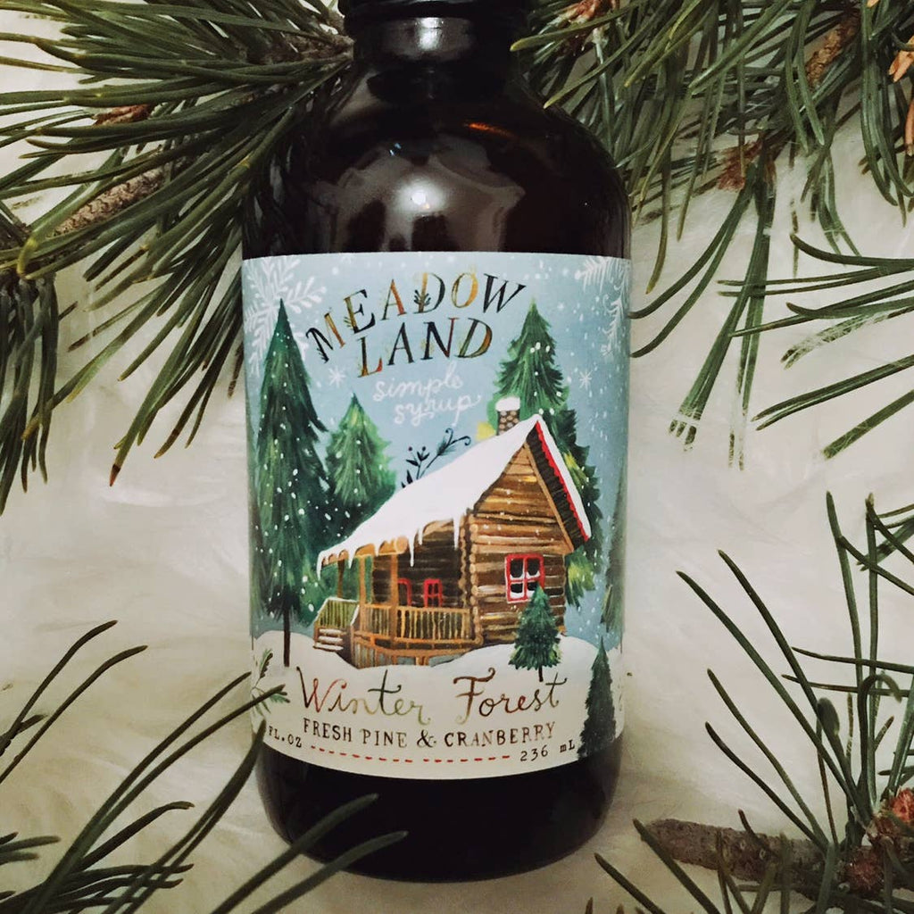 Meadowland Syrup: Winter Forest Fresh Pine & Cranberry