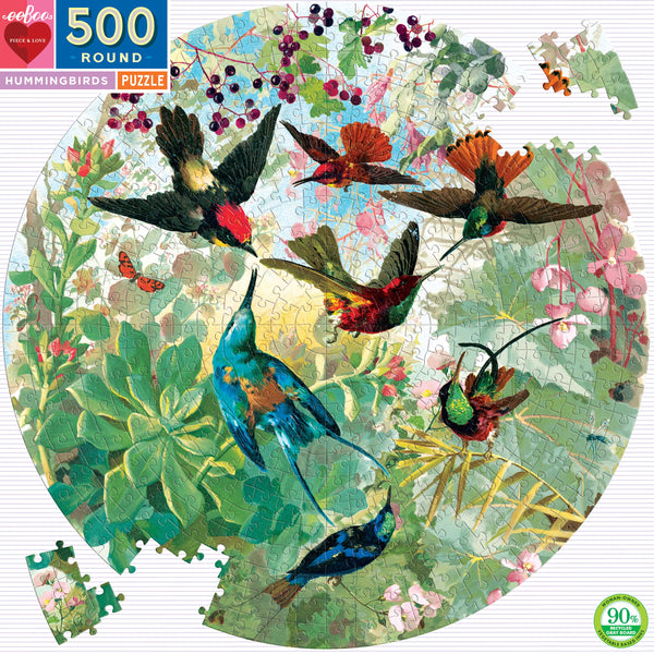Hummingbirds 500 piece puzzle
