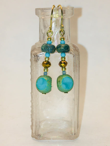 Moonladies Handmade Column Earrings