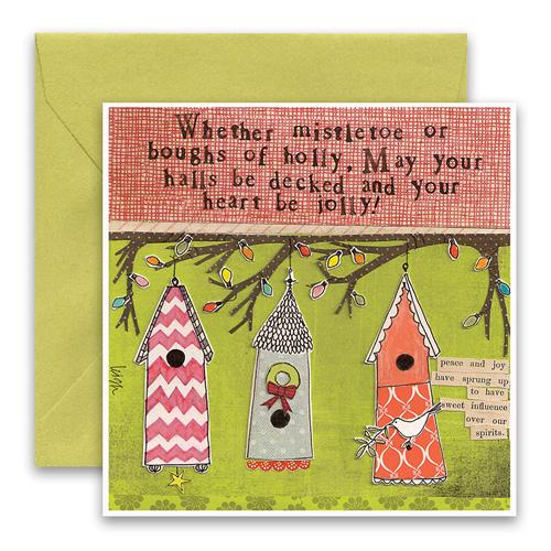 Curly Girl Holiday Greeting Cards