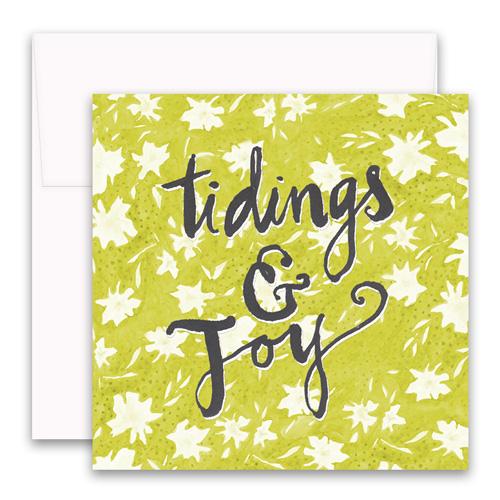 Curly Girl Holiday Gift Enclosure Cards