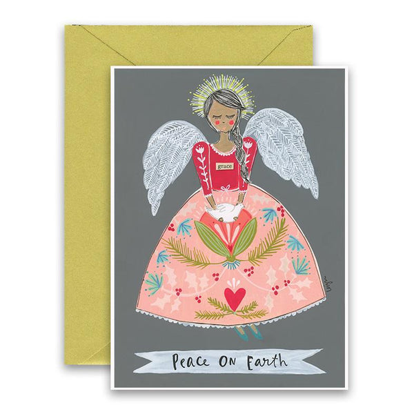 Curly Girl Holiday Greeting Cards