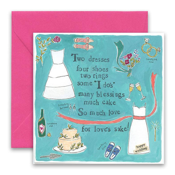 Curly Girl Wedding and Anniversary Cards