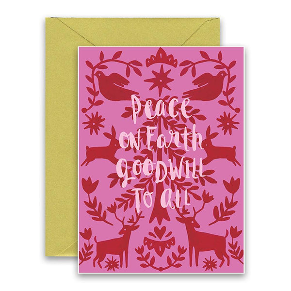 Curly Girl Holiday Greeting Cards